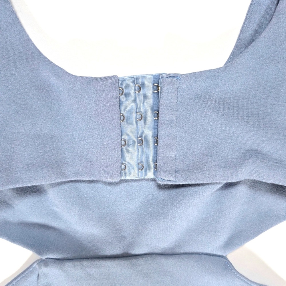 Lovers and Friends Titus Midi Dress Cutout Slit Bodycon Periwinkle Blue Sz S - Picture 8 of 15